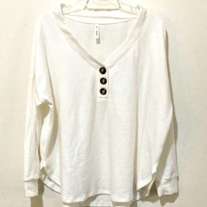 Luca + Grae Cozy Button Top